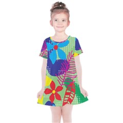 Decoration Decor Pattern Kids  Simple Cotton Dress by Simbadda