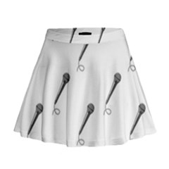 Microphone Realistic Karaoke Mini Flare Skirt by Simbadda