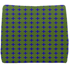 Mod Circles Green Blue Seat Cushion by BrightVibesDesign