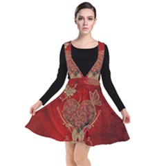 Wonderful Decorative Heart In Gold And Red Other Dresses by FantasyWorld7