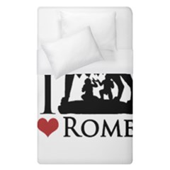 I Love Rome Graphic Icon Duvet Cover (single Size) by dflcprints