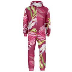 Motif Design Textile Design Hooded Jumpsuit (men)  by Simbadda