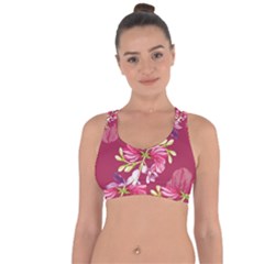 Motif Design Textile Design Cross String Back Sports Bra by Simbadda