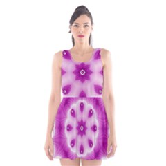 Pattern Abstract Background Art Scoop Neck Skater Dress