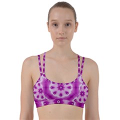 Pattern Abstract Background Art Line Them Up Sports Bra