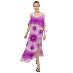 Pattern Abstract Background Art Maxi Chiffon Cover Up Dress