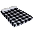 Square Diagonal Pattern Seamless Fitted Sheet (Queen Size) View2