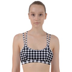 Square Diagonal Pattern Seamless Line Them Up Sports Bra