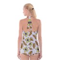 Design Decoration Decor Pattern Boyleg Halter Swimsuit  View2