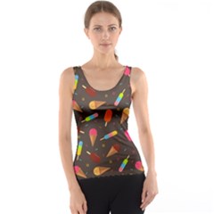 Ice Cream Pattern Seamless Tank Top