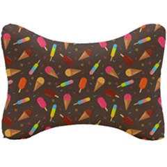 Ice Cream Pattern Seamless Seat Head Rest Cushion