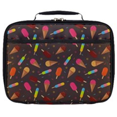 Ice Cream Pattern Seamless Full Print Lunch Bag by Simbadda