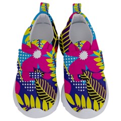 Design Decoration Decor Floral Pattern Velcro Strap Shoes by Simbadda