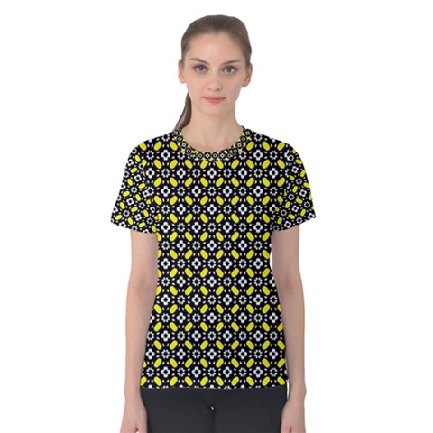 Flower Pattern Pattern Texture Women s Cotton Tee by Simbadda