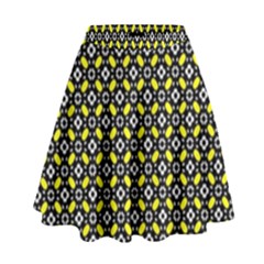 Flower Pattern Pattern Texture High Waist Skirt by Simbadda