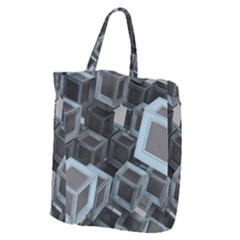 Cube Fantasy Square Shape Giant Grocery Tote by Simbadda