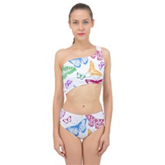 Butterfly Butterflies Vintage Spliced Up Two Piece Swimsuit