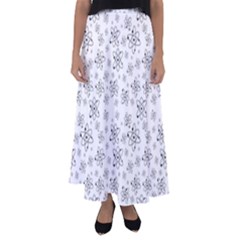 Atom Chemistry Science Physics Flared Maxi Skirt by Simbadda