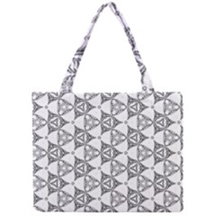 Black And White Pattern Mini Tote Bag by Simbadda