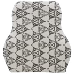 Black And White Pattern Car Seat Velour Cushion 