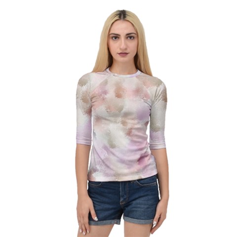 Watercolor Seamless Texture Quarter Sleeve Raglan Tee by Simbadda