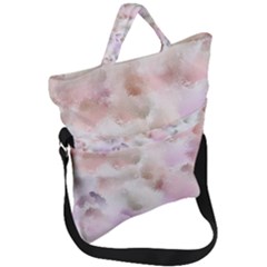 Watercolor Seamless Texture Fold Over Handle Tote Bag