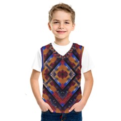 Kaleidoscope Art Pattern Ornament Kids  Sportswear by Simbadda