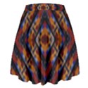 Kaleidoscope Art Pattern Ornament High Waist Skirt View2