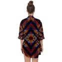 Kaleidoscope Art Pattern Ornament Open Front Chiffon Kimono View2