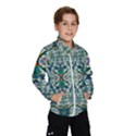 Pattern Design Pattern Geometry Windbreaker (Kids) View1