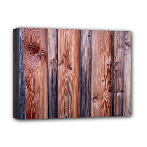 Wood Boards Wooden Wall Wall Boards Deluxe Canvas 16  X 12  (stretched)  by Simbadda