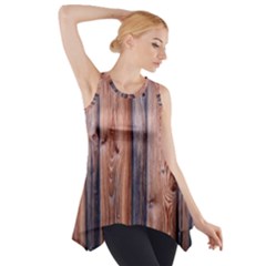 Wood Boards Wooden Wall Wall Boards Side Drop Tank Tunic by Simbadda