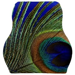 Peacock Feather Macro Peacock Bird Car Seat Velour Cushion 