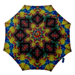 Kaleidoscope Art Pattern Ornament Hook Handle Umbrellas (medium)