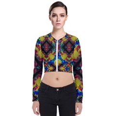 Kaleidoscope Art Pattern Ornament Zip Up Bomber Jacket