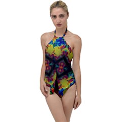 Kaleidoscope Art Pattern Ornament Go With The Flow One Piece Swimsuit