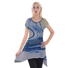 Sun And Water Short Sleeve Side Drop Tunic by WILLBIRDWELL