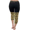 Black Vintage Background With Golden swirls By FlipStylez Designs  Capri Winter Leggings  View4