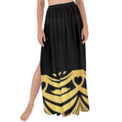 Black Vintage Background With Golden Swirls By Flipstylez Designs  Maxi Chiffon Tie-up Sarong by flipstylezfashionsLLC