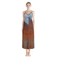 Acid Rain Button Up Chiffon Maxi Dress by WILLBIRDWELL