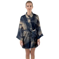 Midnight Long Sleeve Kimono Robe