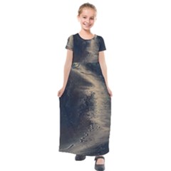 Midnight Kids  Short Sleeve Maxi Dress