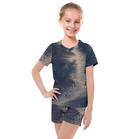 Midnight Kids  Mesh Tee And Shorts Set by WILLBIRDWELL