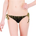 Black Vintage Background With Golden swirls By FlipStylez Designs  Bikini Bottom View1