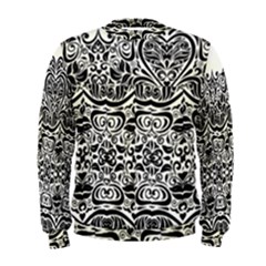 Vintage Black Swirls By Flipstylez Designs Men s Sweatshirt