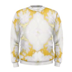 White Marble Pattern By Flipstylez Designs Men s Sweatshirt