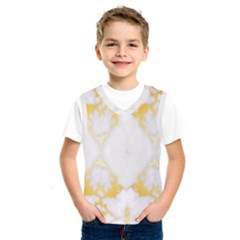 White Marble Pattern By Flipstylez Designs Kids  Sportswear by flipstylezfashionsLLC