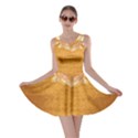 Golden sunrise pattern flowers By FlipStylez Designs Skater Dress View1