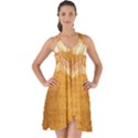 Golden sunrise pattern flowers By FlipStylez Designs Show Some Back Chiffon Dress View1