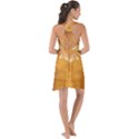 Golden sunrise pattern flowers By FlipStylez Designs Show Some Back Chiffon Dress View2